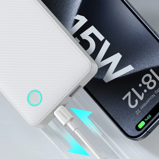 Павербанк Baseus Airpow Lite 10000mAh 15W White (P10067500213-00)