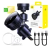Автотримач з функцією бездротової зарядки Baseus MagPro 15W Black with MagSafe (C40164100121-01)