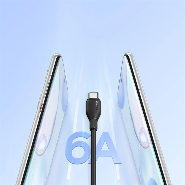 Кабель Baseus Pudding Series 100W USB-A - USB-C 2m Black (P10355703111-B2)