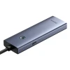 USB-хаб Baseus UltraJoy Series 4xUSB-A 3.0 1xUSB-C 5V 50cm Grey (6932172653217)