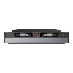 USB-хаб Baseus T-Space USB-C to Lightning для Tesla with Cable Black (B00051300111-01)