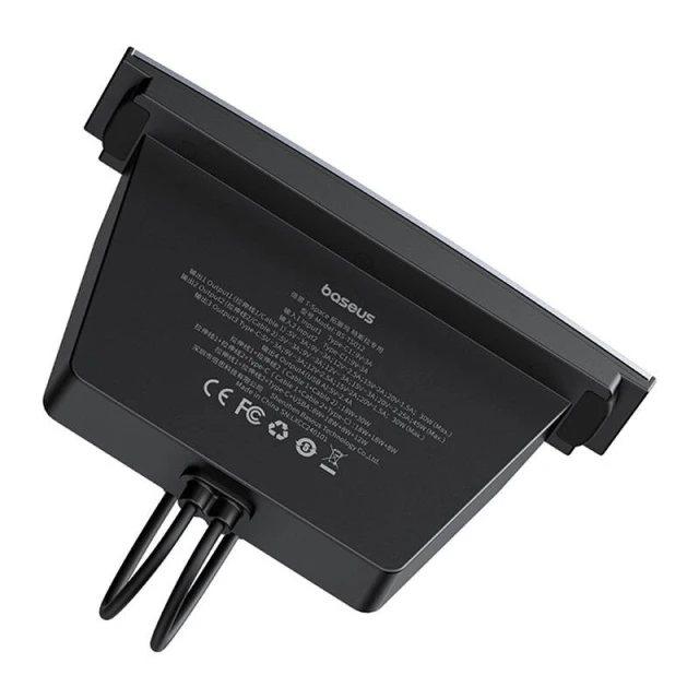 USB-хаб Baseus T-Space USB-C to Lightning для Tesla with Cable Black (B00051300111-01)