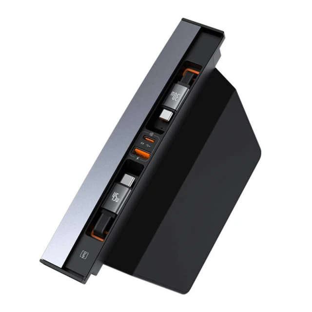 USB-хаб Baseus T-Space USB-C to USB-C для Tesla with Cable Black (B00051300111-02)