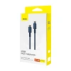 Кабель Baseus Tungsten Gold USB-C to USB-C 100W 2m Blue (P10319800321-04)