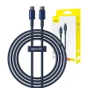 Кабель Baseus Tungsten Gold USB-C to USB-C 100W 2m Blue (P10319800321-04)