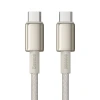 Кабель Baseus Tungsten Gold USB-C to USB-C 100W 2m Gold (P10319800G21-01)