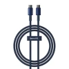 Кабель Baseus Tungsten Gold USB-C to USB-C 100W 1m Blue (P10319800321-03)