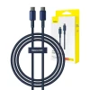 Кабель Baseus Tungsten Gold USB-C to USB-C 100W 1m Blue (P10319800321-03)