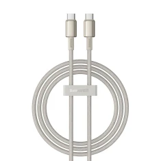 Кабель Baseus Tungsten Gold USB-C to USB-C 100W 1m Gold (P10319800G21-00)