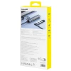 Hub USB-A/USB-C Baseus UltraJoy Series 4xUSB-A 3.1 1xUSB-C 5V Grey (6932172655822)