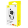 Кабель Baseus Free2Draw USB-A to Micro-USB | Lightning | USB-C 100W 1.1m Black (P10368700111-03)