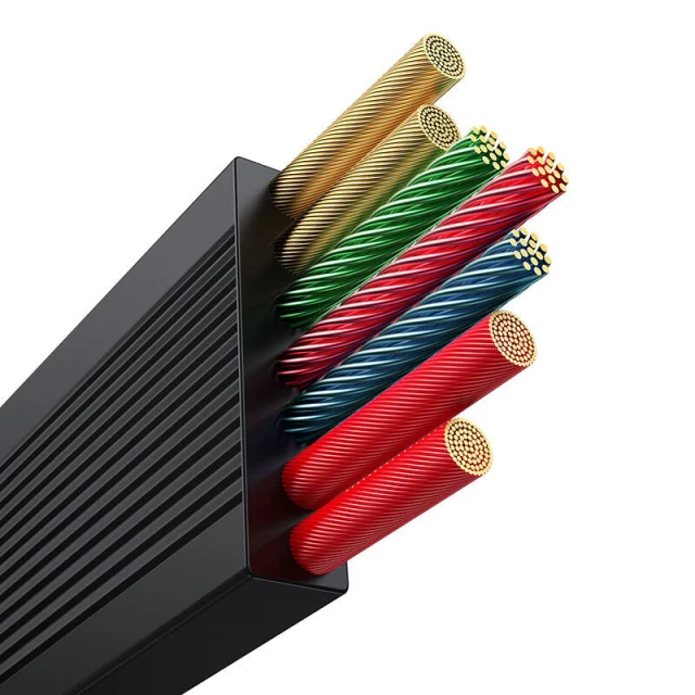 Кабель Baseus Free2Draw USB-A to Micro-USB | Lightning | USB-C 100W 1.1m Black (P10368700111-03)