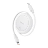 Кабель Baseus Free2Pull Mini USB-C to USB-C 60W 1m White (P10364500211-01)