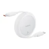 Кабель Baseus Free2Pull Mini USB-C to USB-C 60W 1m White (P10364500211-01)