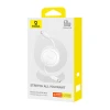 Кабель Baseus Free2Pull Mini USB-C to USB-C 60W 1m White (P10364500211-01)