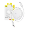 Кабель Baseus Free2Pull Mini USB-C to USB-C 60W 1m White (P10364500211-01)