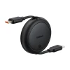 Кабель Baseus Free2Pull Mini USB-C to USB-C 60W 1m Black (P10364500111-01)
