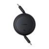 Кабель Baseus Free2Pull Mini USB-C to USB-C 60W 1m Black (P10364500111-01)