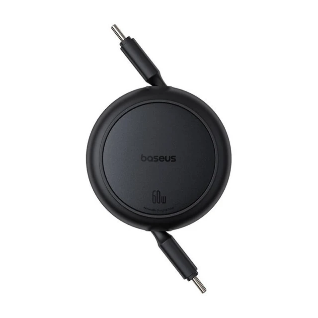 Кабель Baseus Free2Pull Mini USB-C to USB-C 60W 1m Black (P10364500111-01)