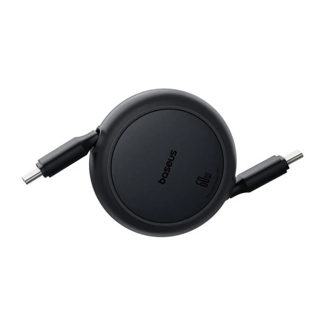 Кабель Baseus Free2Pull Mini USB-C to USB-C 60W 1m Black (P10364500111-01)
