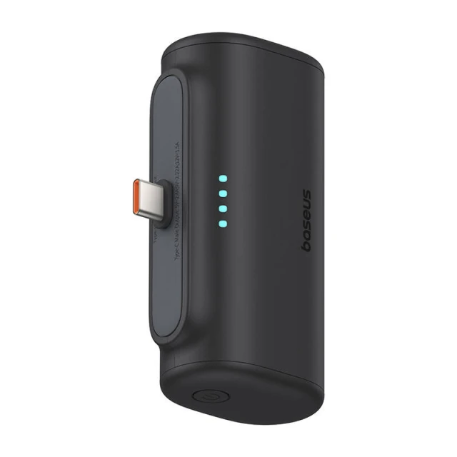 Портативное зарядное устройство Baseus Compact 20W 5000mAh with USB-C to USB-C Cable Black (P10068306113-00)