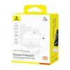 Портативний зарядний пристрій Baseus Compact 20W 5000mAh with USB-C to USB-C Cable White (P10068306213-00)