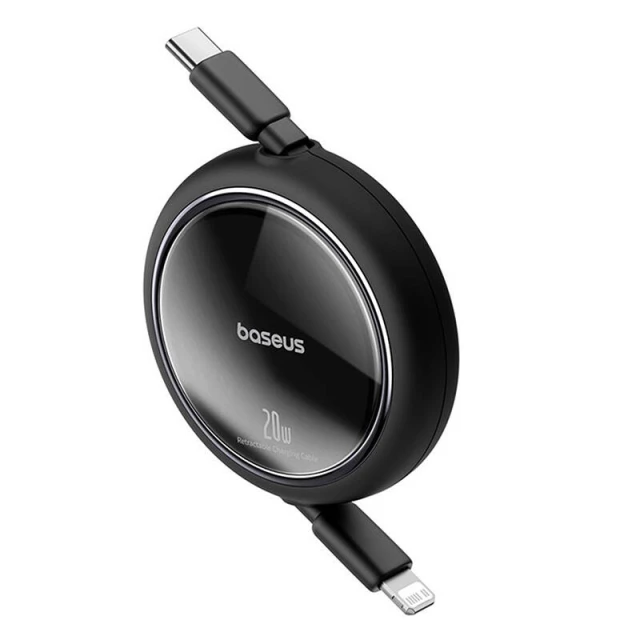 Кабель Baseus Free2Pull USB-C to Lightning 20W 1m Black (P10364501111-00)