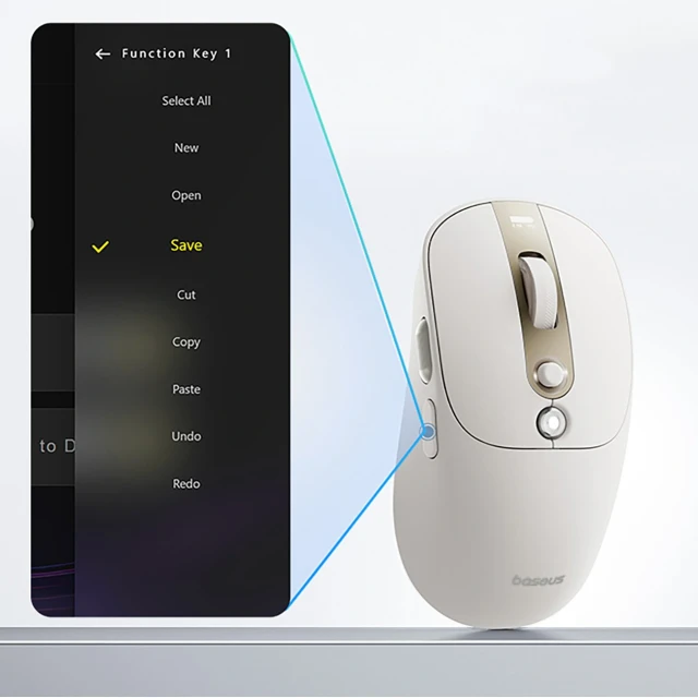 Миша комп'ютерна Baseus Editor бездротова White (6932172661670)