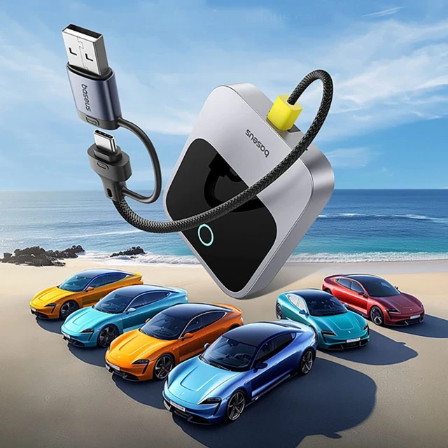 Адаптер CarPlay Baseus SafeJourney Series бездротовий Сірий (6932172662851)
