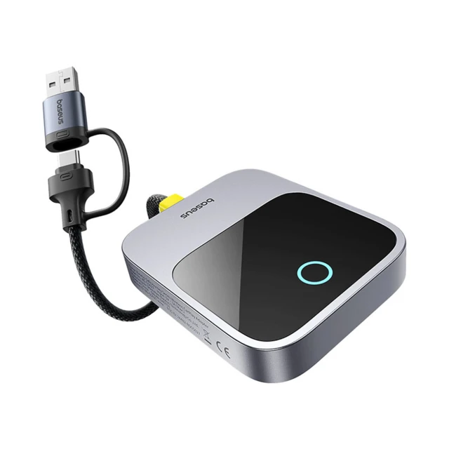 Адаптер CarPlay Baseus SafeJourney Series бездротовий Сірий (6932172662851)