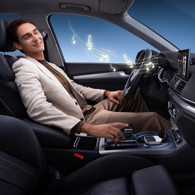 Адаптер CarPlay Baseus SafeJourney Series бездротовий Сірий (6932172662851)