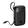 Портативний зарядний пристрій Baseus QPow2 30W 10000mAh with Built-in USB-C Cable Black (P10055008113-00)