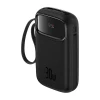 Портативний зарядний пристрій Baseus QPow2 30W 10000mAh with Built-in USB-C Cable Black (P10055008113-00)