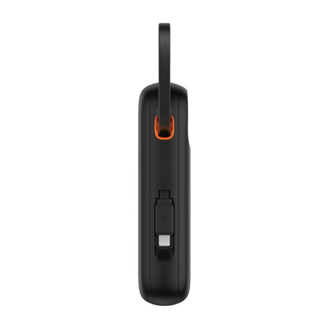 Портативний зарядний пристрій Baseus QPow2 30W 10000mAh with Built-in USB-C Cable Black (P10055008113-00)