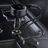 Автомобільний зарядний пристрій Baseus Enjoyment Retractable 2-in-1 C+C 33W Black (6932172669379)