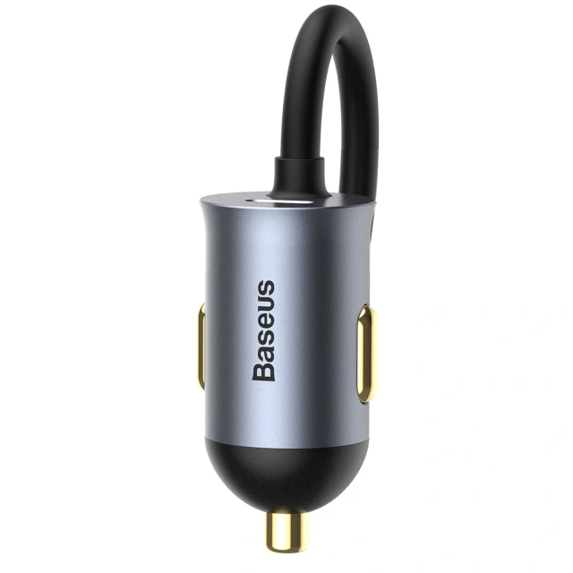 Автозарядка Baseus Share Together PPS Multi-port 2U+2C 120W з подовжувачем Space Grey (6932172669416)