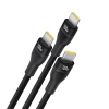 Кабель Baseus Flash Series 3 100W 3в1 USB-C - 3xUSB-C 1.5m Black (6932172669805)