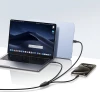 Кабель Baseus Flash Series 3 100W 3в1 USB-C - 3xUSB-C 1.5m Black (6932172669805)