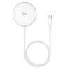 Бездротова зарядка Baseus Simple Mini4 Air Qi2 15W магнітна Silver (6932172670955)