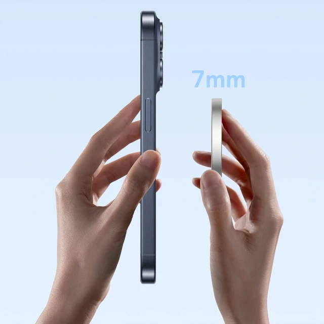 Бездротова зарядка Baseus Simple Mini4 Air Qi2 15W магнітна Silver (6932172670955)