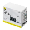 Камера видеонаблюдения Baseus N1 2K (3 Pack) White (S0TW012131)