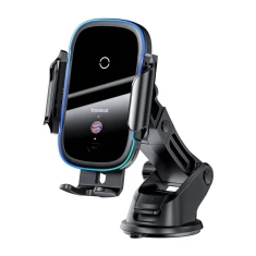 Автотримач з функцією бездротової зарядки Baseus Bayern Edition 15W Black (C40344000113-Z1)