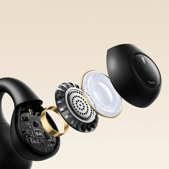Бездротові навушники Baseus Bass 15 Clip Open-Ear TWS Black (A00079500113-00)