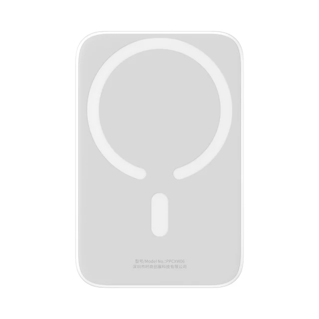 Powerbank Baseus Airpow 6000mAh 20W з кабелем Baseus Simple USB-C 30cm White (6932172677015)
