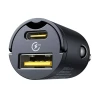 Автозарядка Baseus Tiny Star 30W USB-A USB-C Black (6932172677206)