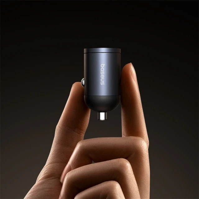 Автозарядка Baseus Tiny Star 30W USB-A USB-C Black (6932172677206)