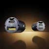 Автозарядка Baseus Tiny Star 30W USB-A USB-C Black (6932172677206)