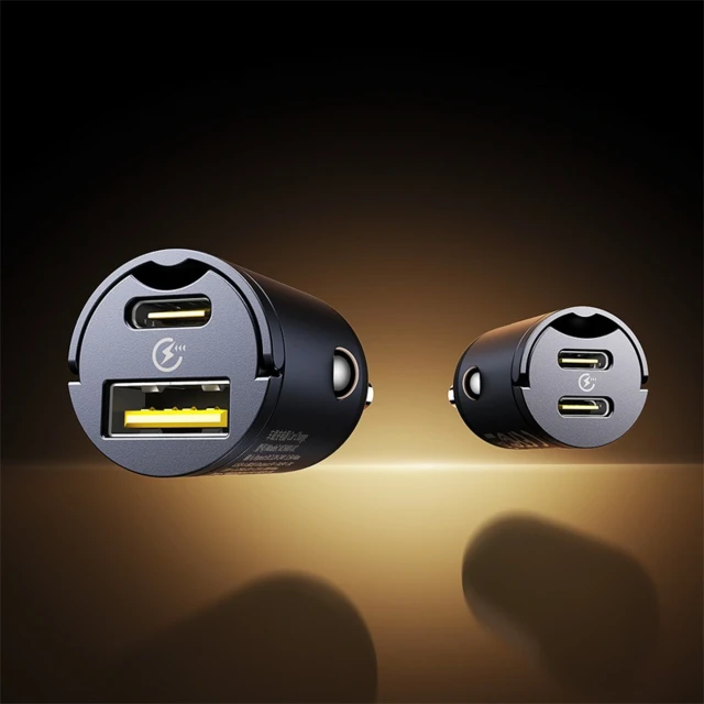 Автозарядка Baseus Tiny Star 30W USB-A USB-C Black (6932172677206)