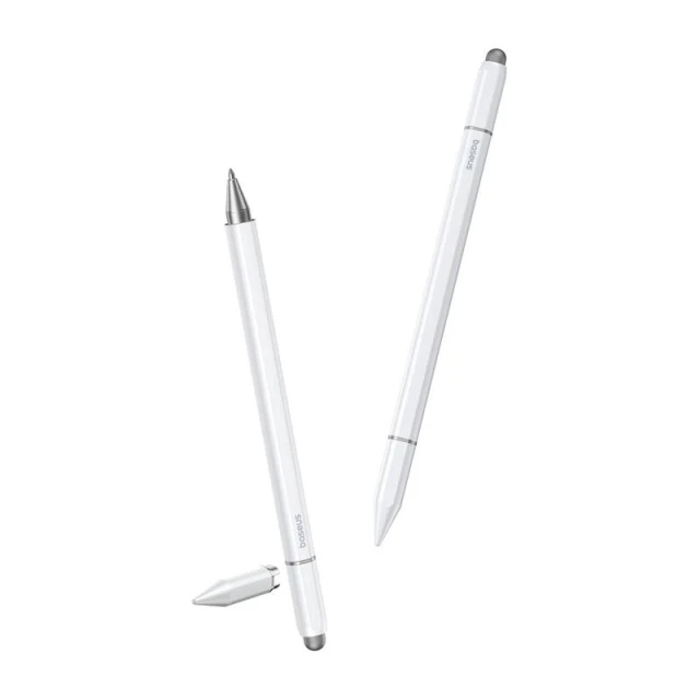 Стилус Baseus Smooth Writing 3 3-in-1 Magnetic White (P80080801211-00)