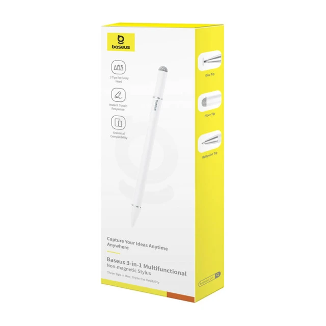 Стилус Baseus Smooth Writing 3 White (P80080801211-01)